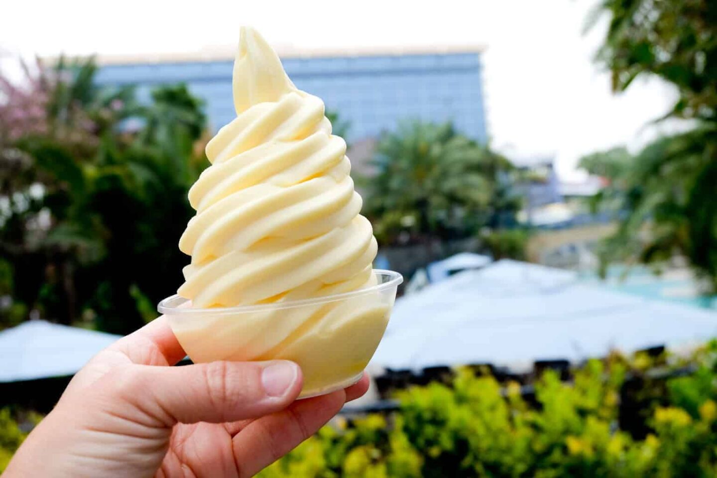Dole Whip at Disneyland Hotel