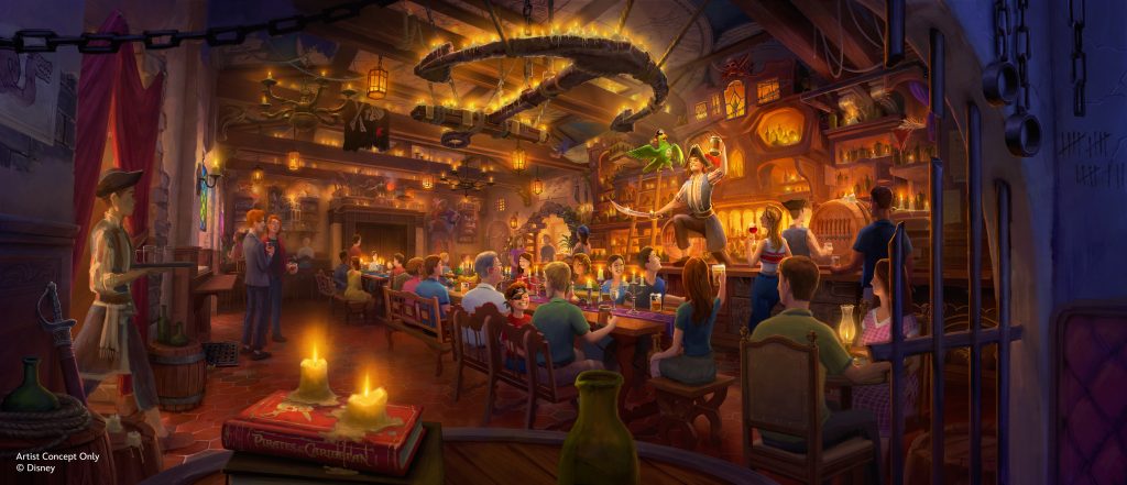 Pirates of the Caribbean lounge