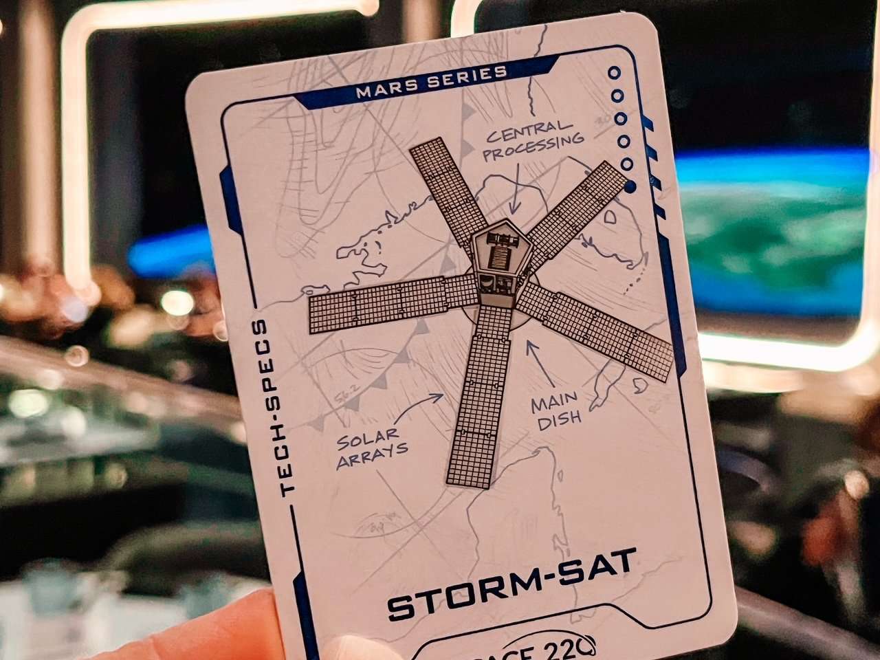 space 220 collectible trading cards