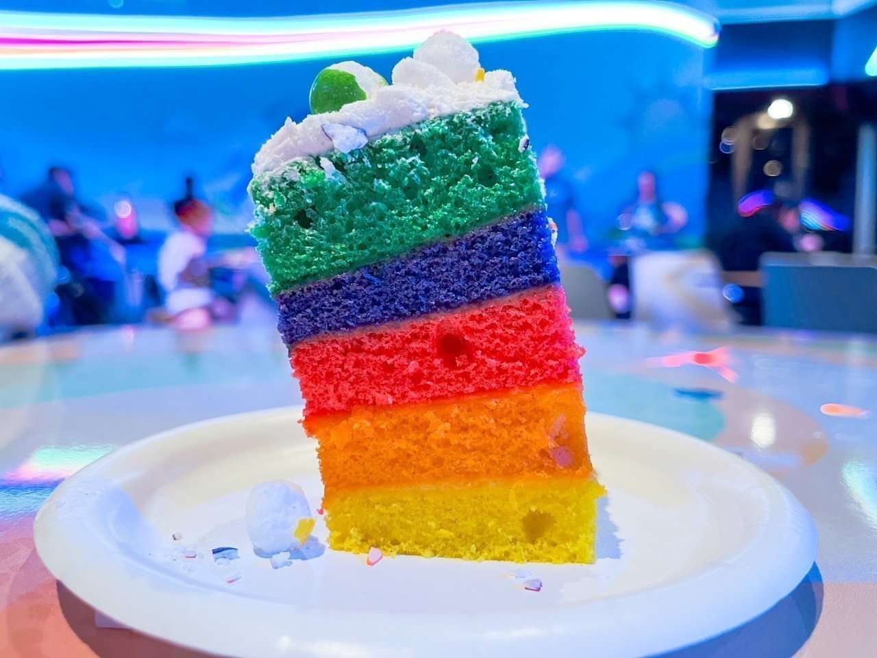 Figment Festival of the Arts Disney Rainbow Cake