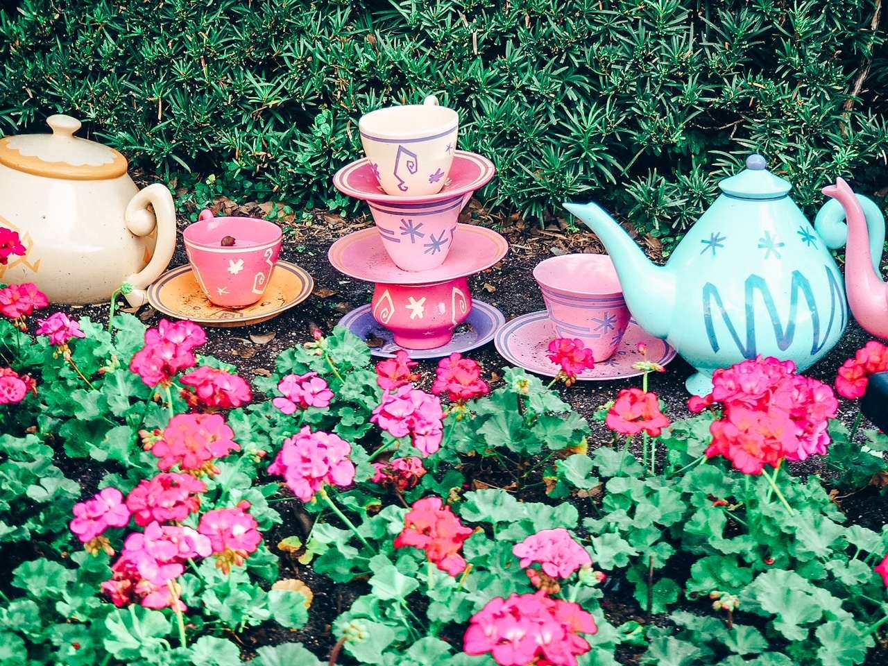 alice in wonderland area at magic kingdom