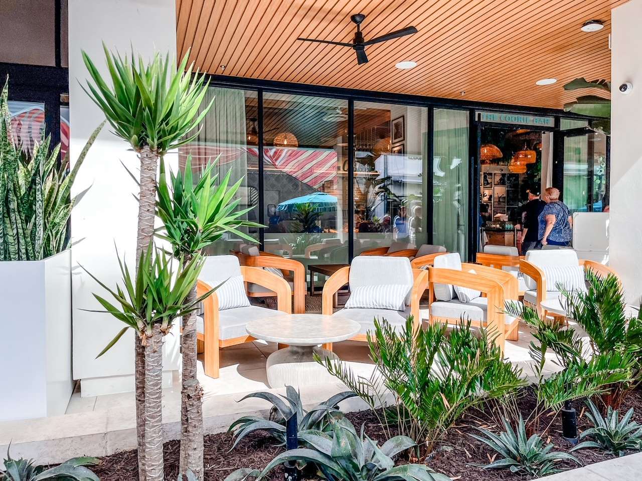 Summer house patio