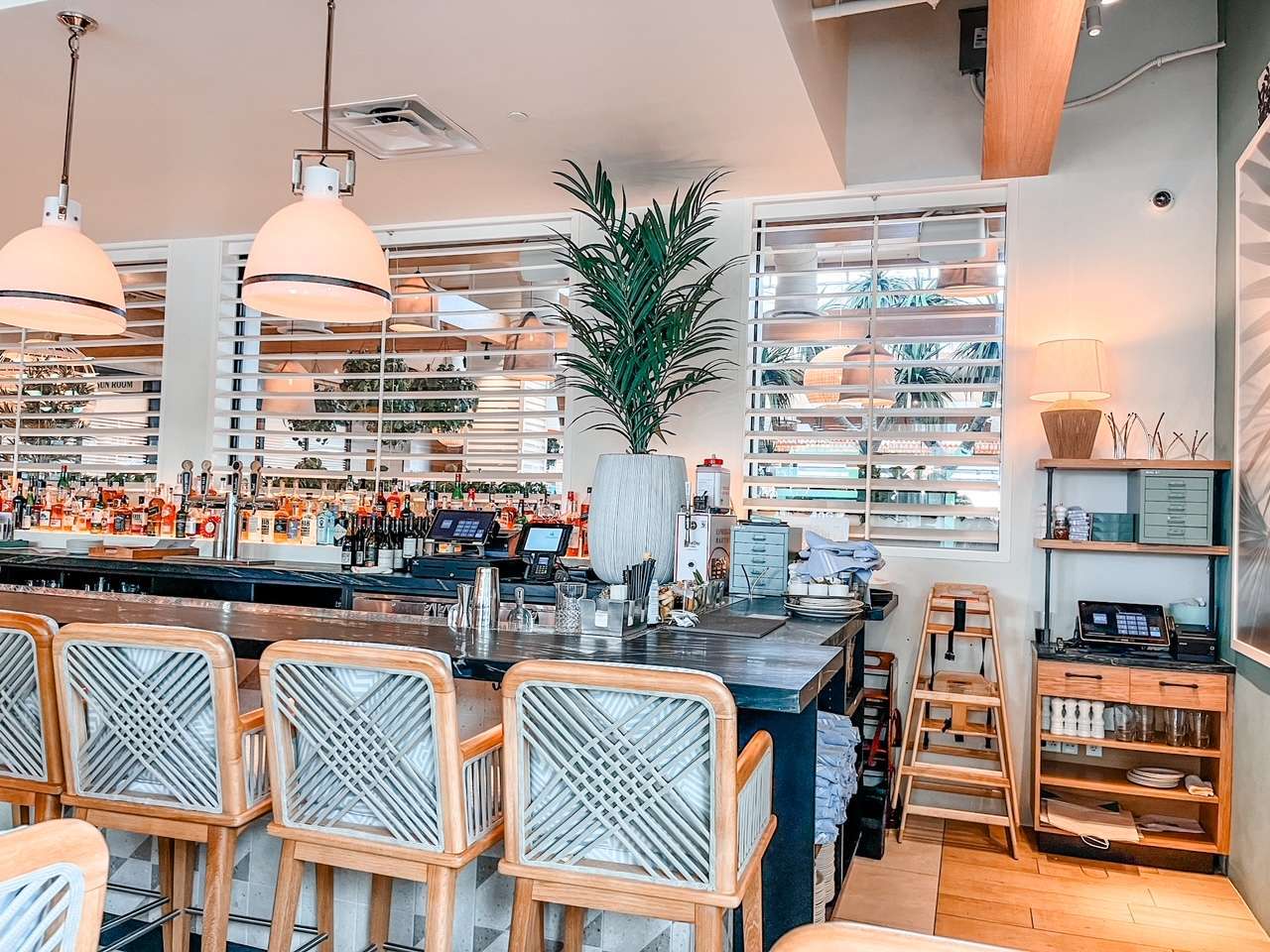 bar at summer house