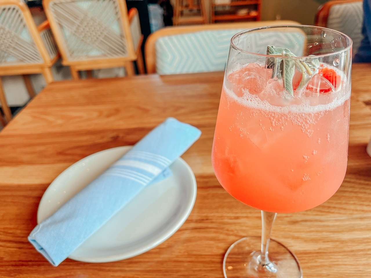 strawberry fields mocktail